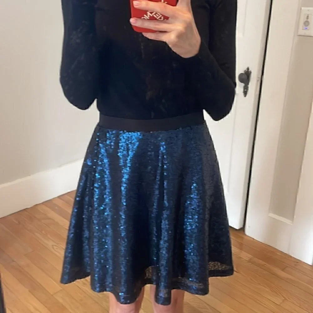 𝅺💙 YFL Reserved blue sparky mini skirt